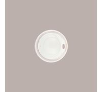 100 Pz Coperchio Beccuccio Bianco 80mm Bicchieri 8oz 250cc