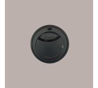 100 Pz Coperchio Beccuccio Nero 84mm Bicchieri 9oz 300 ml SDG