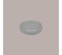 100 Pz Coperchio Piano Trasparente in Pet Senza Foro Dm62 Adatto a Coppa Vasetto V60, Bicchiere B10