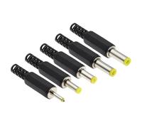 100 pz DC Power Adapter Plug 5.5 * 2.1mm DC Plug Connettore Linea Saldatura Spina Maschio 5.5x2.5 4.8 1.7 1.35 0.7mm (100Pcs 5.5x2.1mm)