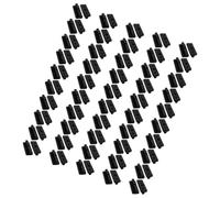 100 pz Elementi fissaggio per pavimenti compositi Robuste clip per terrazze in plastica Sistemi bloccaggio professionali per un ' installazione Clip per pavimenti esterni