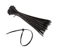 100 PZ FASCETTE DI CABLAGGIO IN NYLON Nera 4,5 x 280 mm