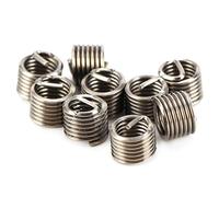 100 Pz Filettatura Inserto di Riparazione Kit In Acciaio Inox M5 X 0.8 X 1.5D - Inserti Filettati in Acciaio Inox, Kit di Riparazione Manicotto, Fissaggio