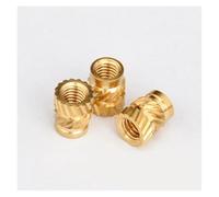 100 pz filettatura M3 in ottone zigrinato filetto set di calore resistente al calore inserto dado incorporato per stampante 3D M3x5x4 Voron 2.4