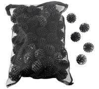 100 Pz HQRP Filtro Media Grande Bio Sfera per Acquario Pond Cascata IN Rete Bag