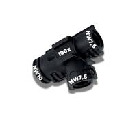 100 Pz. Kalitec 9806130 Distributore-T Forma D NW 10-7,5-7,5 Tubo Ondulato
