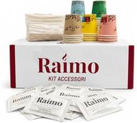 100 Pz Kit Accessori Caffè Completo - 100 Bicchierini Carta Biodegradabili 75 ml + 100 Palettine in Legno Monouso + 100 Bustine di Zucchero Extra Fine, Set Pausa Caffè per Casa, Ufficio ed Eventi