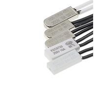 100 PZ KSD9700 250 V 5A 10A 16A 40~155 Gradi Disco Bimetallico Interruttore di Temperatura Normale Chiuso Termostato Protezione Termica Fusibili(Plastic 10a,NORMALLY OPEN-40C)