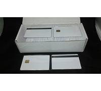 100 pz/lotto 2 in1 FM4442 Chip con Hi-Co banda magnetica PVC carta vuota stampabile