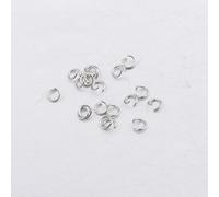 100 pz/lotto 316L Acciaio Inossidabile Ipoallergenico Anello di Salto Aperto Connettore 3 4 5 6mm per DIY Braccialetto A Catena Collana Creazione di Gioielli-acciaio 0.6x3mm 200 pz