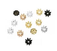 100 pz/lotto 8 10 mm Metallo Sciolto Spacer Bead Caps Cono End Beads Cap-come mostra-8mm