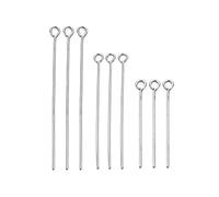 100 Pz/Lotto in Acciaio Inox Headpin Gioielli Fai da Te Accessori Orecchini Bordare Occhio Spilli Testa Piatta Spilli per Monili Che Fanno Forniture Attractive