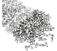 100 Pz/lotto In Acciaio Inox Palla Perline Catena Connettore Fermagli per Catene di Perline 2 mm Gioielli FAI DA TE Fare Design Pratico e DurevoleRisultati Gioielli Perline e Gioielli Fare