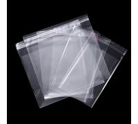 100 pz/lotto Sacchetti Sigillanti Autoadesivi Trasparenti Sacchetti di Cellophane di Plastica OPP Sacchetti Regali Sacchetto e Sacchetto Sacchetti di Imballaggio Dei Gioielli