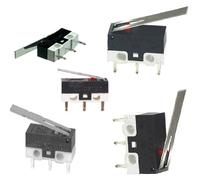 100 Pz. Microswitch leva lunga miniatura pulsante fine corsa 1A 12 24 230 V