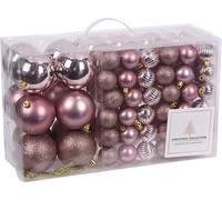 100 pz. Palline di Natale Ø3/4/6 cm marroni palline per albero di Natale...