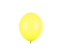 100 pz PALLONCINI LATTICE 27 CM color GIALLO LIMONE PASTELLO 0F0Z