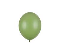 100 PZ Palloncini lattice strong colore VERDE SALVIA Pastello da 27 cm 0YBA