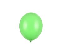 100 PZ Palloncini Palloncino Lattice 27 cm VERDE BRILLANTE pastello 0SPX
