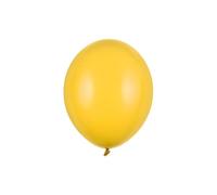100 PZ Palloncini Palloncino Lattice 30 cm GIALLO MIELE pastello 0SVG