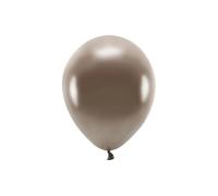 100 PZ Palloncino lattice ECOLOGICO 26 cm colore MARRONE METAL 104L