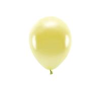 100 PZ Palloncino lattice ECOLOGICO 26 cm colore ORO CHIARO METAL 104L