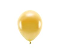 100 PZ Palloncino lattice ecologico 26 cm ORO Metallic 13EJ