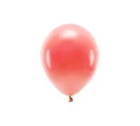 100 PZ Palloncino lattice ecologico 30 cm CORALLO pastello