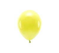 100 PZ Palloncino lattice ecologico 30 cm GIALLO pastello 1388