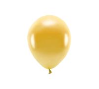 100 PZ Palloncino lattice ecologico 30 cm ORO Metallic 13FK