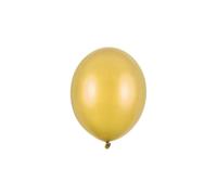 100 PZ Palloncino Palloncini Lattice 23 cm ORO metallic 0SRV