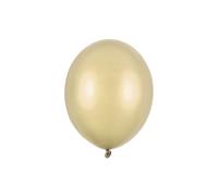 100 PZ Palloncino Palloncini Lattice 30 cm ORO FREDDO metallic 1379