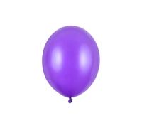 100 PZ Palloncino Palloncini Lattice 30 cm VIOLA metallic 137B