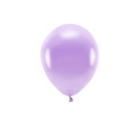 100 PZ Palloncino Palloncini LATTICE ECOLOGICO 26 cm LAVANDA METALLIC 130Q