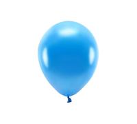 100 PZ Palloncino Palloncini lattice ECOLOGICO 30 cm BLU METALLIC 130X