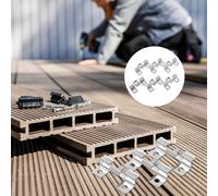 100 pz Piccoli Elementi di Fissaggio per Terrazzi Clip per Tavola di Terrazza