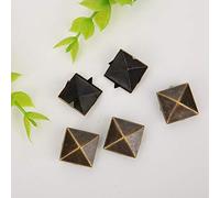 100 pz Piramide Rivetto, Decorazione Rivetto Punk Rivetto 4 Artiglio Metallo Borchie per Bracciali Abbigliamento Scarpe Borsa(15mm-Bronzo)