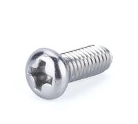 100 pz PM1.2/1.4/1.6/2/3 M2 M3 Nichelato Croce Da Incasso Rotondo Viti a Testa Piatta Viti(5mm,PM3)