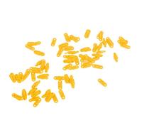 100 pz racchetta da badminton racchetta gro mmets occhielli stringa accessorio giallo L, L 100 pezzi