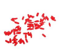 100 pz racchetta da badminton racchetta gro mmets occhielli stringa accessorio rosso L