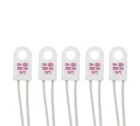 100 PZ RH/Tf RH 135C 135 Celsius 13 5 Gradi RH135 15A 250 V Fusibile di Temperatura Collegamenti Termici Over Temperature Protector(Rh150 15a)
