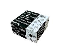 100 PZ Scatola Porta FRITTI 15x15x7.5cm Bianca con stampa Nera e Scritte 1EX3