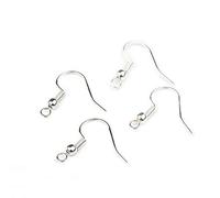 100 pz Singolo Orecchino Perline Ganci Argento Placcato Orecchino Borchie Gioielli FAI DA TE Accessori Regali per Le Donne Ragazza DamesMagnifico design