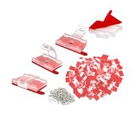 100 Pz Strisce LED Staffe Montaggio Luce Clip LED Strisce Luce Supporto Organizzatori Cavi Facile Da Installare Organizzatori Cavi