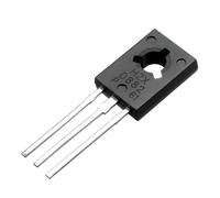 100 pz TO-126 NPN 3 pin PCB foro attraverso transistor bipolare 30V 3A 1,25W