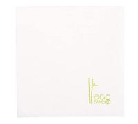 100 PZ - TOVAGLIOLI 'ECO-BAMBO' 70 G/M2 20X20 CM BIANCO BAMBOO