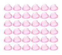 100 pz Valentine's Day Acrilico 3d Balline a forma di cuore per la decorazione