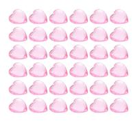 100 pz Valentine's Day Acrilico 3d Balline a forma di cuore per la decorazione