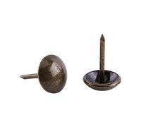 100 pz Vintage Tappezzeria Chiodi Bronzo Metallo Etichette Mobili Divano Scarpa Porta Decorativa Borchie Tack(2#)