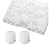 100 PZ Viti di fissaggio in plastica per cerniere 8,6 x 10 mm Viti di espansione per cerniere per pentola per la riparazione di mobili da armadio Viti di posizionamento per accessori per mobili